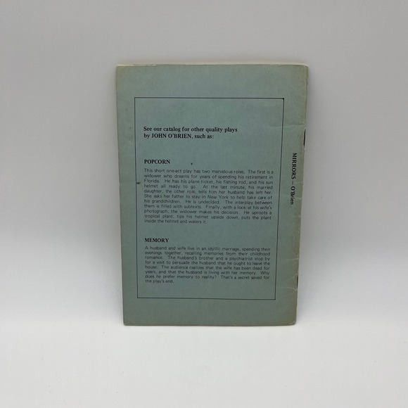 Mirrors One-Act Play by John O'Brien‎ Dramatic Publishing Company Vintage - Picture 2 of 5